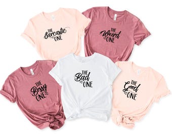 Best Friend Vacation Shirt SVG, Girls Trip Shirt SVG, Girls Party Shirts, The Sarcastic One, The Bossy One, Cousin Vacation Shirt
