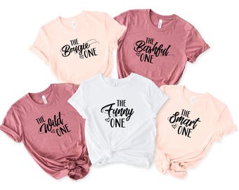 Best Friend Vacation Shirt SVG, Girls Trip Shirt SVG, Girls Party Shirts, The Bougie One, The Wild One, The Funny One, Cousin Vacation Shirt