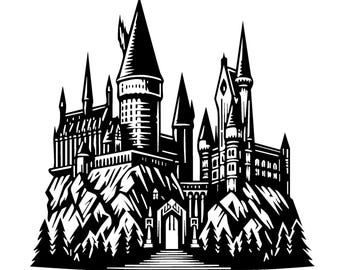 Calcomanía del castillo de Hogwarts n.° 2