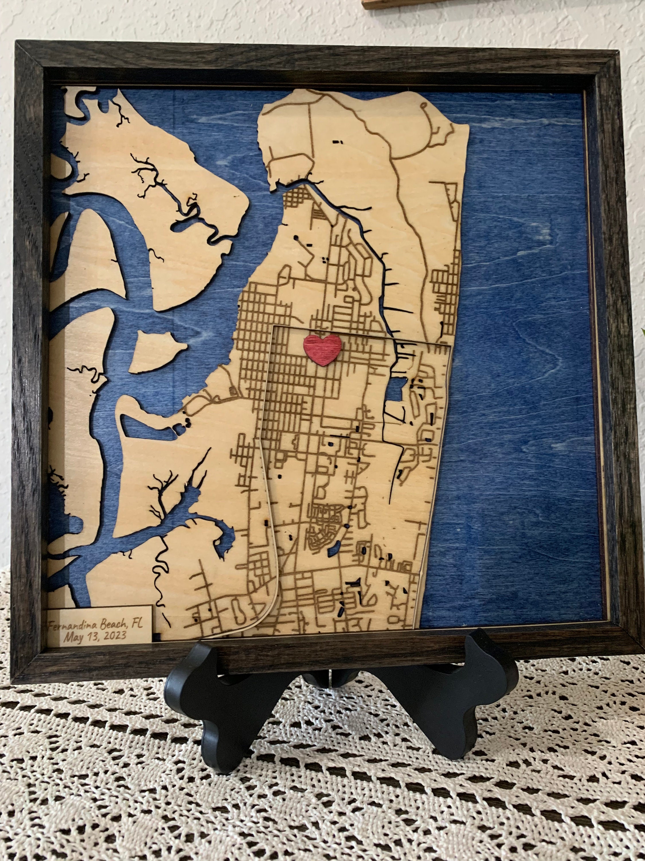 Custom Map Gift Engraved on Wood - Il Fullxfull.5795100576 82ih