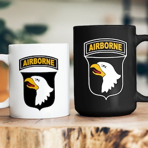 101st Airborne Division Mug: Air Assault Coffee Cup, Army Veteran Gift