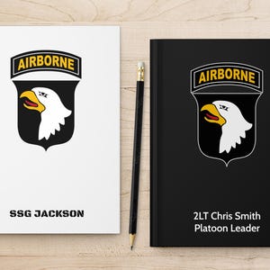 101st Airborne Notebook: Custom Veteran Journal, Army Gift