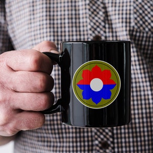 9th ID Mug, Ninth Infantry Division, Army Coffee Cup, Veteran Mug, Soldier Gift, Unit Mug, Army Unit, Retirement Mug, Veteran, Vietnam Vet