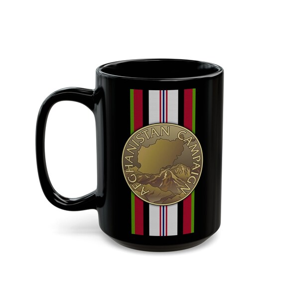 Afghanistan Campaign Medal Coffee Mug - Veteran Gift - Etsy