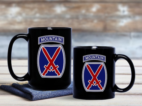 10th MTN DIV Coffee Mug: Veteran Soldier Gift