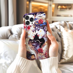 Funda para iPhone con mosaico sáfico, diseño artístico lésbico, orgullo LGBTQ, WLW (disponible para los últimos modelos de iPhone y Galaxy).