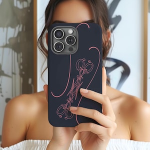 Sapphic iPhone Case, Subtle Lesbian Phone Case, LGBTQ Pride, WLW, Scissors, (available for latest the iPhone models, and Galaxy phones)