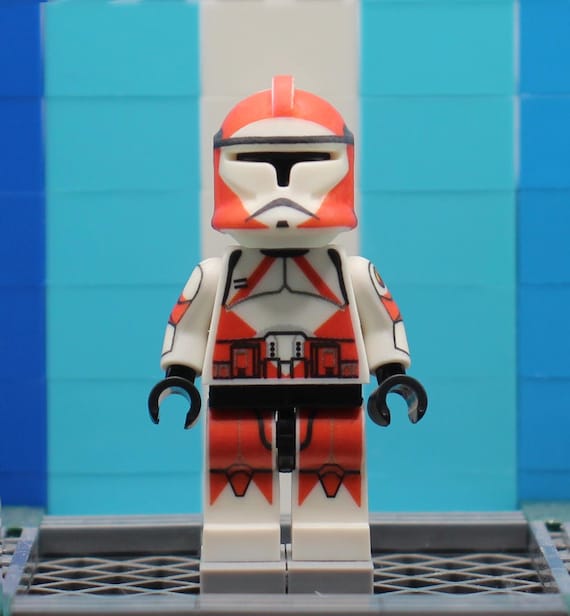 Classic Style Custom Decaled Lego Phase Bomb Squad Trooper