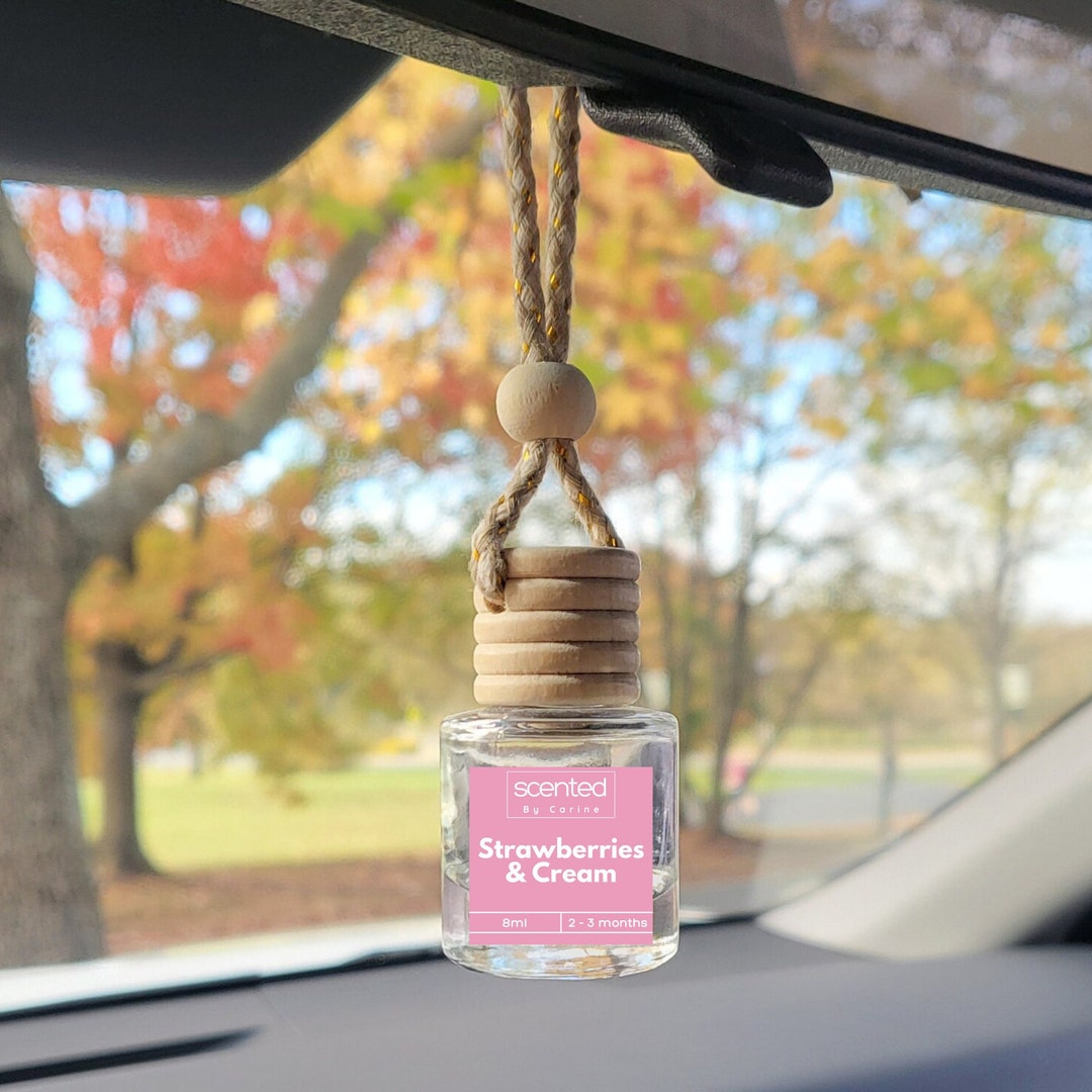 Strawberries and Cream Scented Car Freshener Diffuser for Car Closet ...
