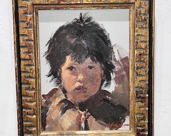 Origineel portret van Dan Goozee.