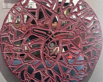 Original Andy Lakey mirror #349 The Quiet Angel