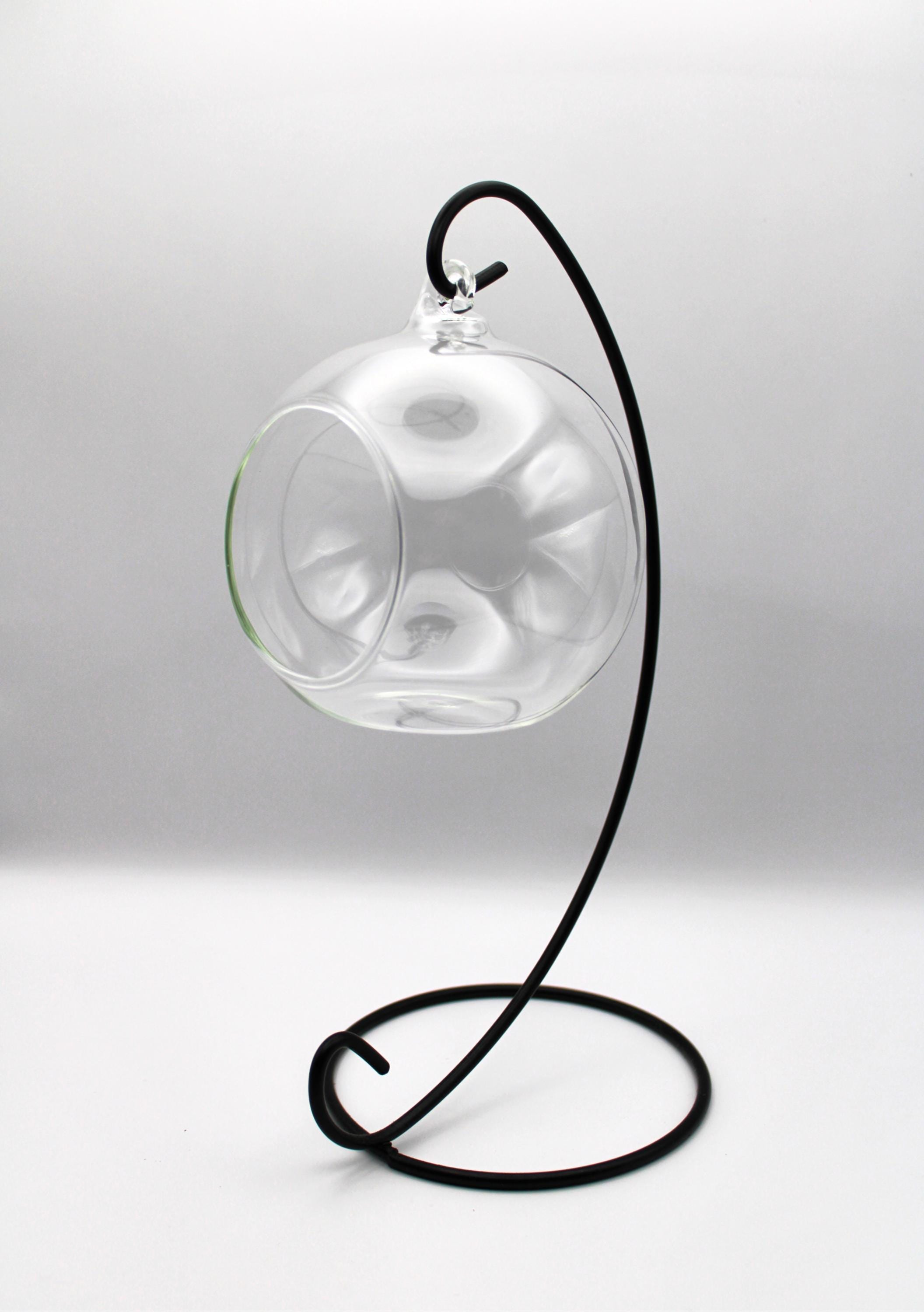 5.5" Clear Acrylic Ornament Display Stand Decor Holder Hanger, 2 Pack