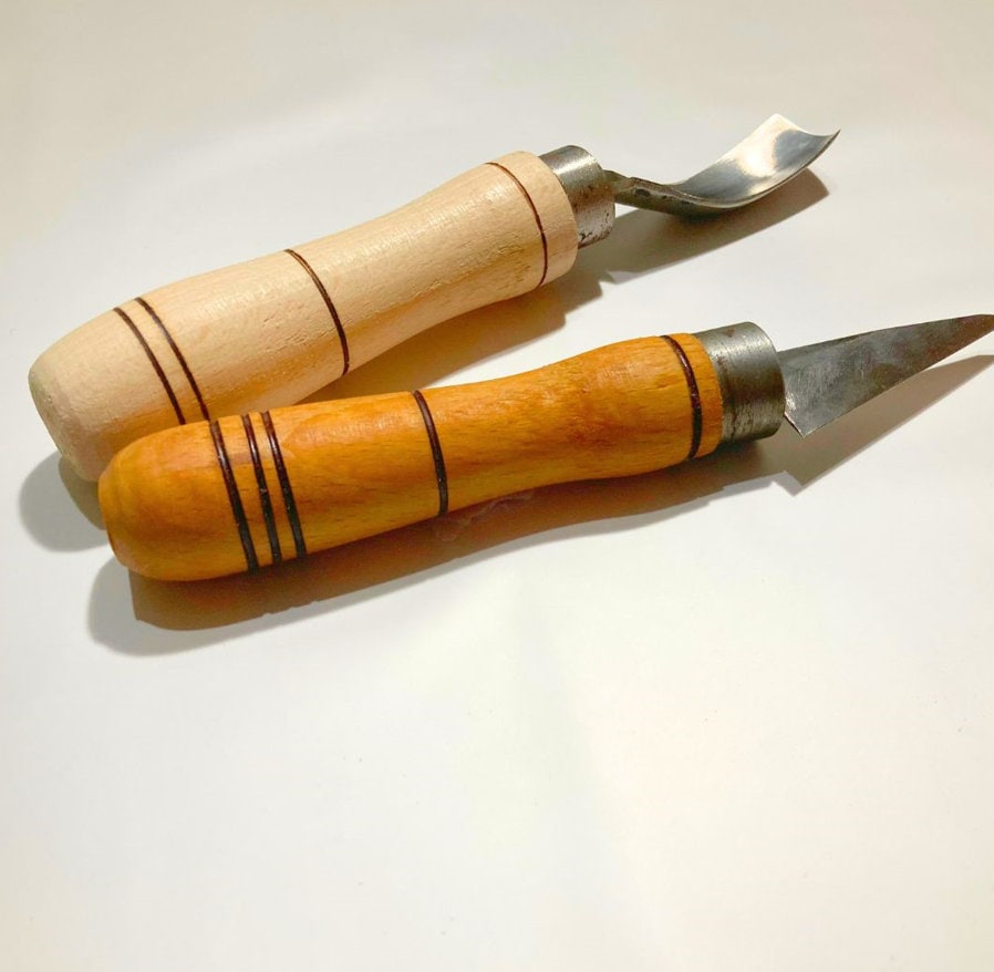 Wood Carving Tools, Bent Gouge, Spoon Carving Set, Woodworking