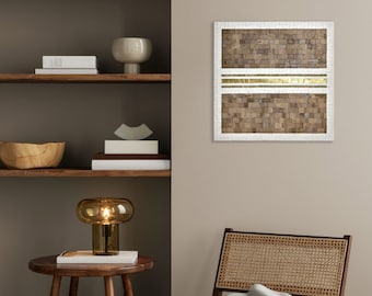 Mosaico - Pieza de arte de pared única de diseño original minimalista - Acheron