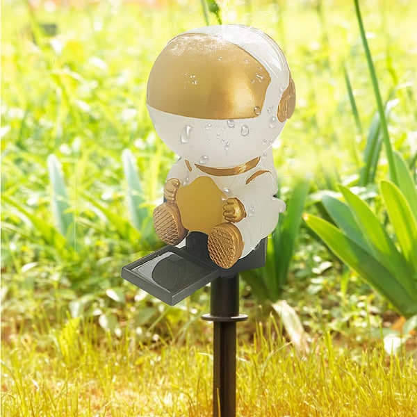 Solar Astronaut Stake Light - Outdoor Color-Changing Illuminating Decorative