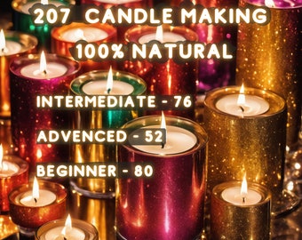 207 Homemade Candle Recipe, Natural Candle Recipe, Best Of Candle Recipe, Candle Recipe, Handmade Candle Making, Natural Candle, Candle,2024