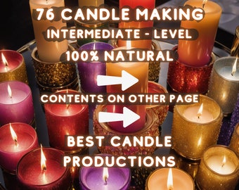 76 Recette de bougies maison, Recette de bougies naturelles, Recette de bougies intermédiaire, Recette de bougies, Fabrication de bougies à la main, Bougie naturelle, Bougie