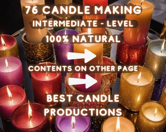 76 Homemade Candle Making, Natural Candle Recipe, Intermediate Candle Recipe, Candle Recipe, Handmade Candle Making, Natural Candle, Candle