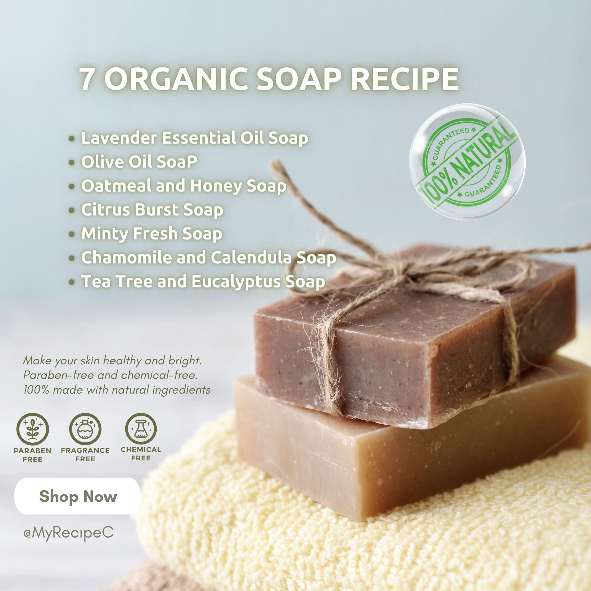 Ingredients for organic soap discount