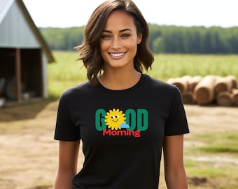 Good Morning Shirt, Morning Gift, ,Morning T-shirt