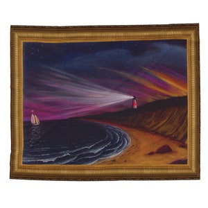 Sankaty Lighthouse, Nantucket Cape Cod Velveteen Plush Blanket Seashore Beach Night Scene