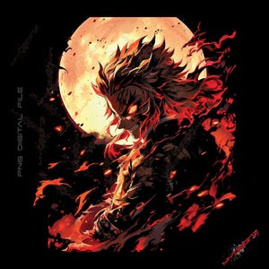 Manga, Rengoku png, Demon slayer, Kyojuro, png Ready to download image.