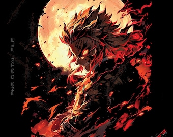 Manga, Rengoku png, Demon slayer, Kyojuro, png Ready to download image.