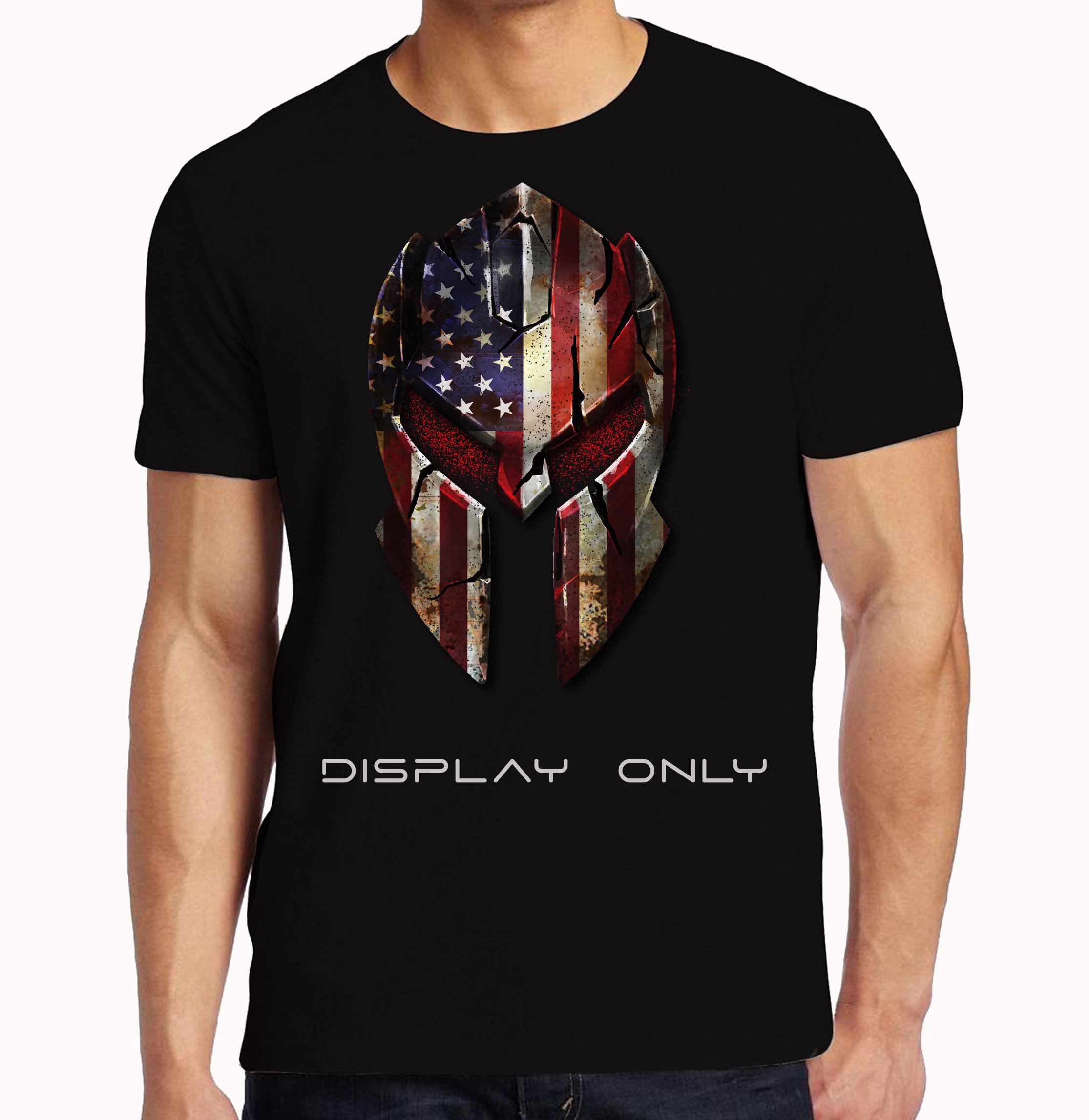 Veteran Owned Apparel Grunt Style American Spartan 2.0 Men's T-Shirt - Patriotic Graphic Tee Made In USA Made In USA Apparel - Foto 11