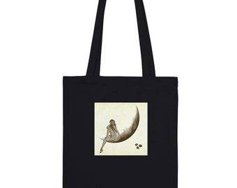 Damsel on the Moon Tote Bag