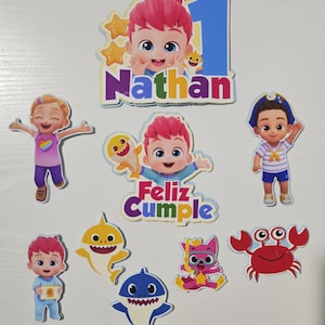 Bebefinn Cake Decoration, bebefinn Cake Topper, bebefinn party theme, bebefinn party decor, bebefinn party, bebefinn cake toper.