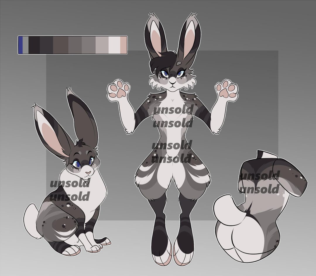 Bunny Rabbit Furry Adoptable Fursona - Etsy