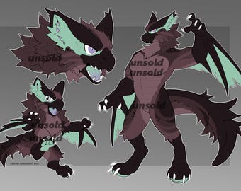 monster hunter nargacuga furry adoptable