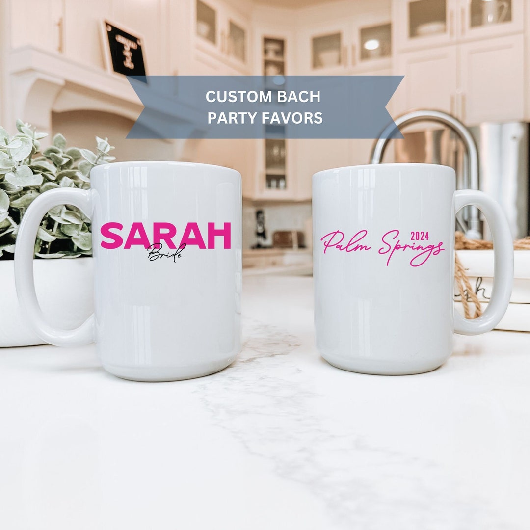 Custom Bachelorette Party Mug Gift for Bridesmaids Coffee Cup ...