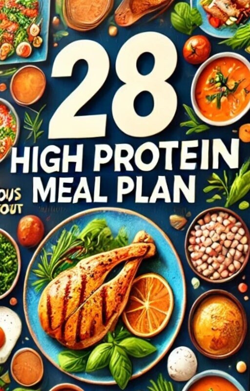 28 Day High Protein Meal Plan for Weight Loss and Muscle Gain , 2000