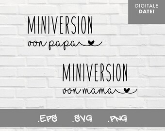 Plotterbestand miniversie / bestand miniversie / vectorbestand miniversie / bestand voor Silhouette / bestand voor Cricut / bestand voor Brother