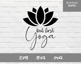 Plotterbestand yoga / bestand yoga / vector grafische yoga / bestand voor silhouet / bestand voor cricut / bestand voor broer