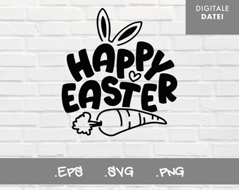 Plotterbestand Vrolijk Pasen / Bestand Vrolijk Pasen / Bestand voor Silhouette / Bestand voor Cricut / Bestand voor Brother