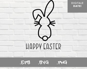 Plotterbestand Vrolijk Pasen / Bestand Vrolijk Pasen / Bestand voor Silhouette / Bestand voor Cricut / Bestand voor Brother