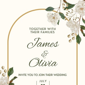 Modèles numériques d'invitations de parure de mariage, produits numériques DPP, simples, modifiables, merci en plus, réservez la date, lot assorti.
