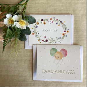 Samoa Gifts Wenskaarten Bedankkaart Gefeliciteerd Kaart Wenskaarten