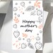 Printable Mother's Day Card Template, Happy Mother's Day, Strawberry, Instant Download - Etsy