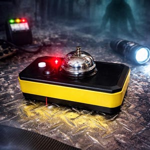 Campana fantasma: objeto activador paranormal con sensor de movimiento