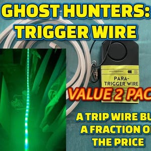 Dispositivo de sensor táctil Trigger Wire, paquete de 2: equipo de caza de fantasmas, herramientas de investigación paranormal, dispositivo EMF