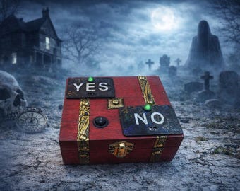 Antique Style Yes/No Box: Spirit Communication Device for Ghost Hunting Investigations
