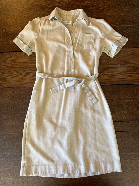 Vintage Schrader Sport Dress Beige