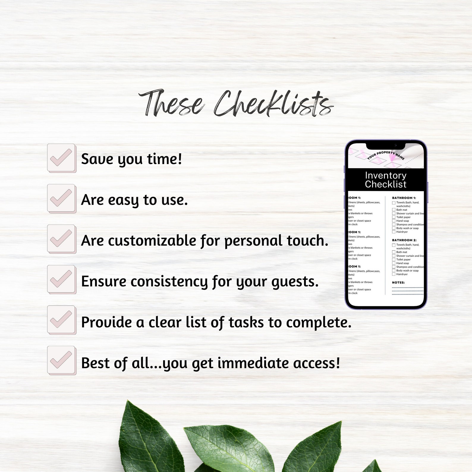 Airbnb Guest Turnover Checklist Bundle, Checklist Template, Editable ...