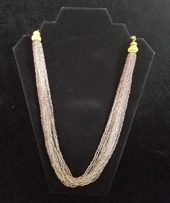 Vintage KJL Kenneth Jay Lane Multi Strand Beaded … - image 2