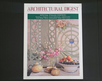 Vintage Architectural Digest January 1994