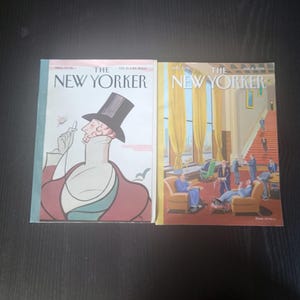 Vintage New Yorker Magazine - Set of Two 2004 Issues