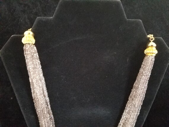 Vintage KJL Kenneth Jay Lane Multi Strand Beaded … - image 3